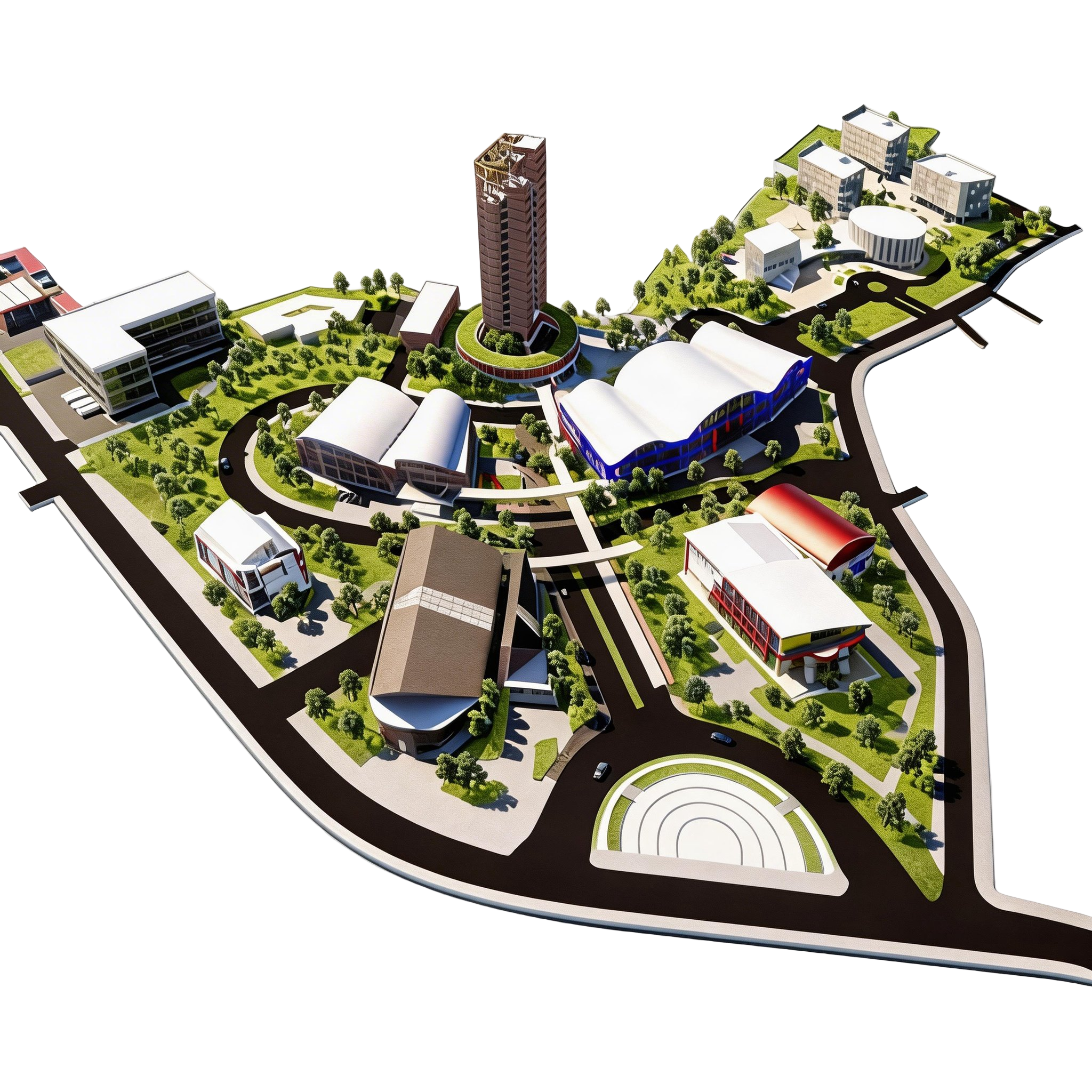 Peta Kawasan Terpadu Solo Technopark